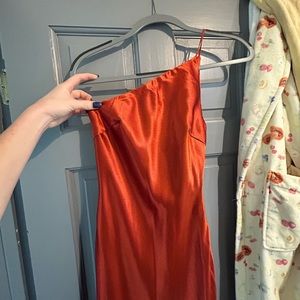 Lulus one shoulder maxi